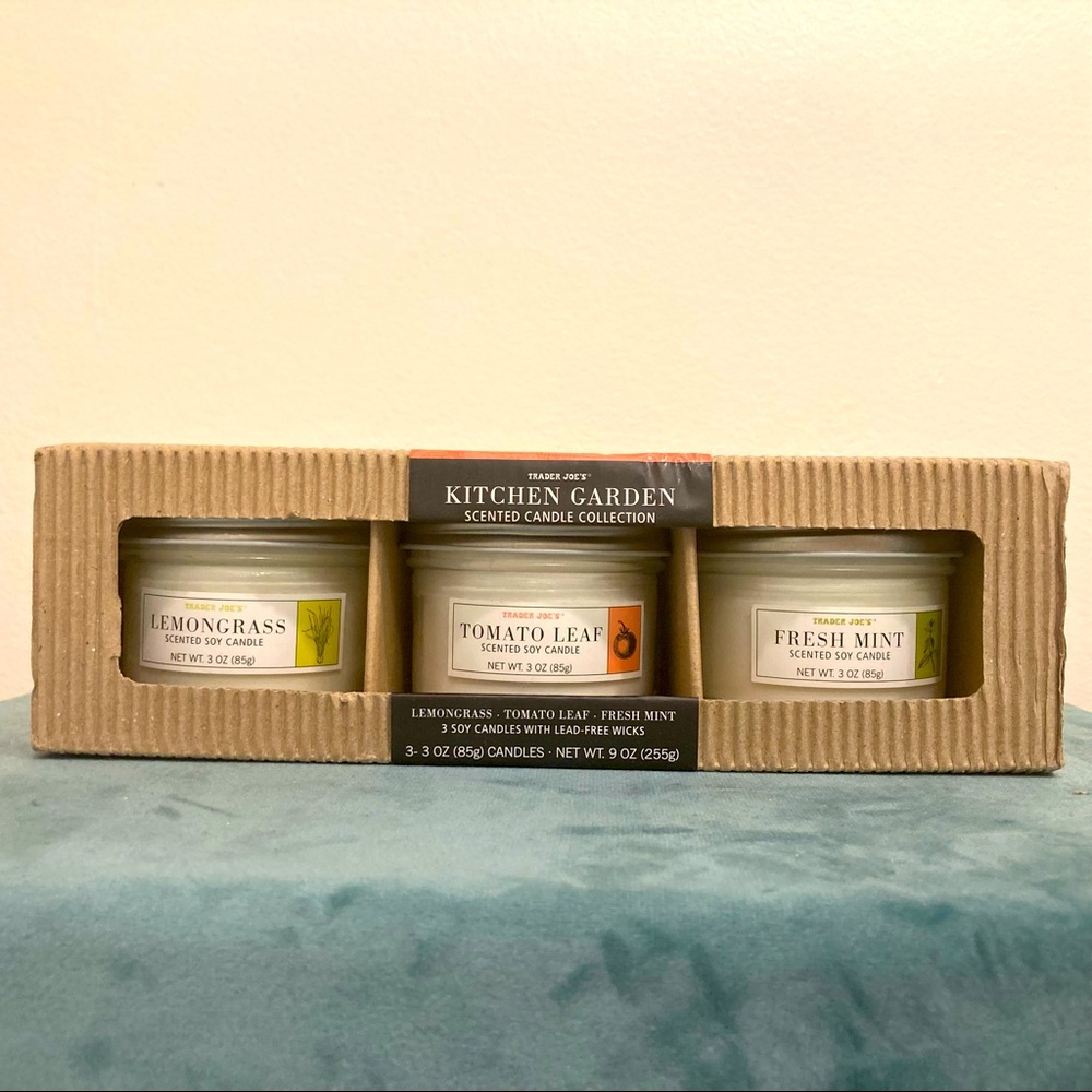 Trader Joe’s Kitchen Garden Scented Candle Collection